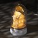 LED figure under the dome "House" 6 × 9.5 × 6 cm, wood, batteries LR1130X3, glow warm white