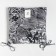 Siddle on the chair Ethel Palm Leaves 42x42 cm, 100% cotton, sarzha 190 g/m2