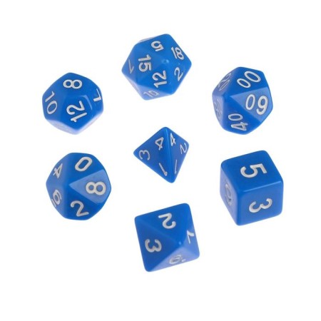 Cubes set for D&D (Dungeons and Dragons, DND), series: D&D, "Game time", 7 pcs-1
