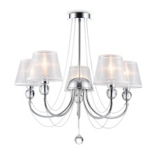 Freya Fr561-PL-05-ChH Beverly, 630x630x580 mm chandelier, E14, 5x40W, chromium color