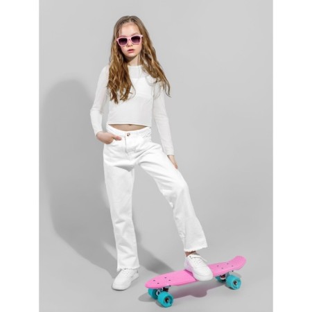 Топ для девочки Amarobaby Young, рост 140 см, цвет белый-10