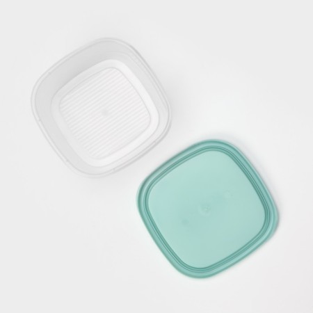 Set of square containers Biofresh, 3 pcs: 0.23 l, 0.5 l, 0.9 l, color mix-5