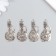 Decor for creativity Metal "Eastern Bench" 4.2x2 cm
