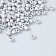 Round beads 6/0 "silver" 20 g