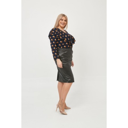 Women's tunic, size 52, blue color-2