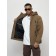 Male spring jacket, size 50, brown color