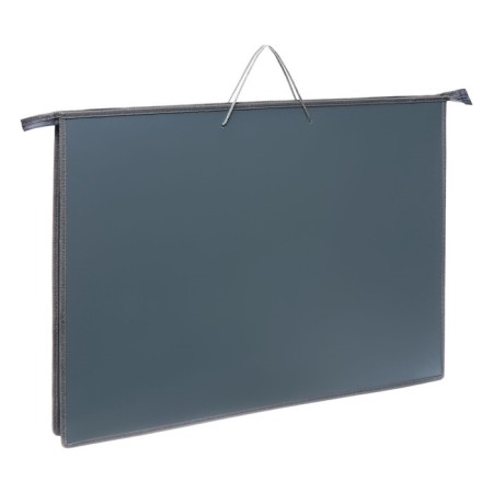 A2 folder with handles, 640 x 470mm, plastic, lightning from above, PM-A2-35, gray-5
