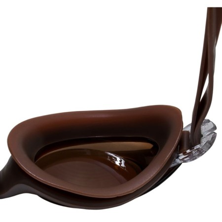 ATEMI N7104 swimming glasses, silicone, milk chocolate color-3