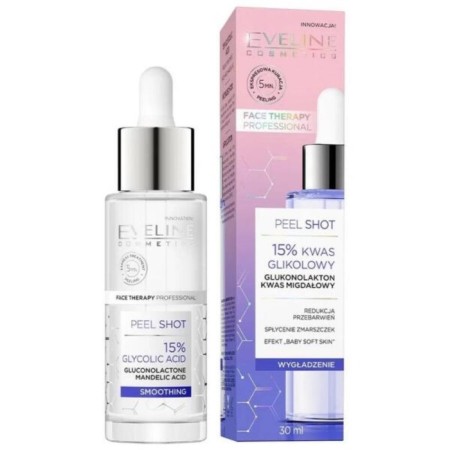 Eveline Face Therapy Prof Peel Shot, with 15% glycolic acid, 30 ml