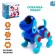 IQ DOG robot pillbox, sings, works, works from batteries, blue color