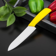 Knock Ceramic “Simple”, blade 15 cm, handle Soft Touch, color mix