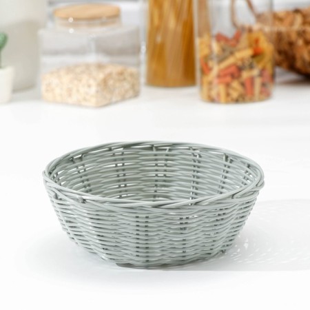 Basket for fruits and bread of the share "plow", 18 × 18 × 6 cm-1