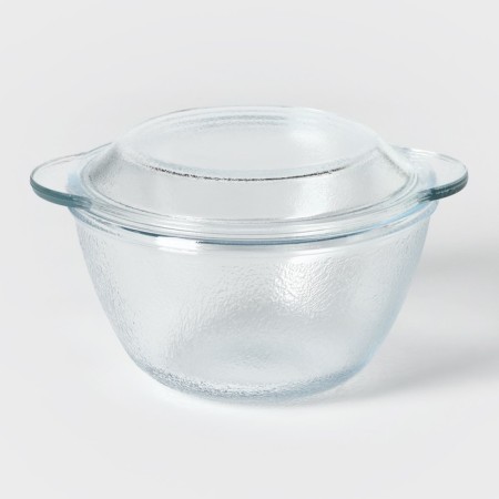 Glass shape for baking “pot with a lid”, d = 18 cm, h = 12.5 cm-1
