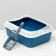Sima toilet with an side + grid + scoop 30 x 39 x 13.5 cm Blue Fix