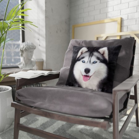 Decorative Ethel Pillow "Husky" 40x40 cm, Gabardin, 100% p/e-1