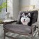 Decorative Ethel Pillow "Husky" 40x40 cm, Gabardin, 100% p/e