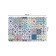 A set of napkins for setting the table "Flower vibrations", rectangular, rounded edges, size 30x46 cm, 4 pcs