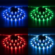 LEAZON Lighting 1 m, IP65, SMD5050, 30 LED/m, USB, RGB remote control.