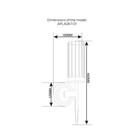 Wall lamp (sconces) Klaris E27 40W-7