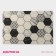 Rug of the galliped muddy shares "marble", 60 × 90 cm, color gray color