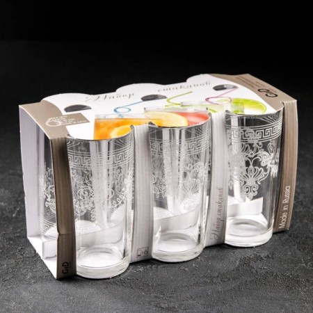 Set of glasses Baroque, 230 ml, 6 pcs-1