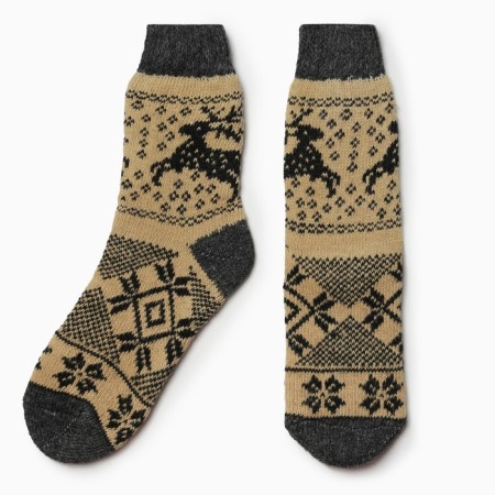 Women's socks, walnut color, size 25
