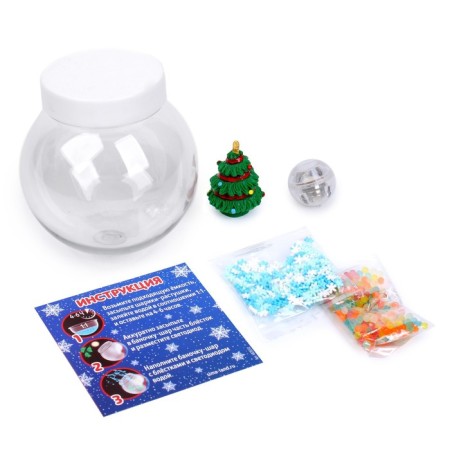 Set for creativity "New Year's ball with hydrogel: Christmas tree"-3