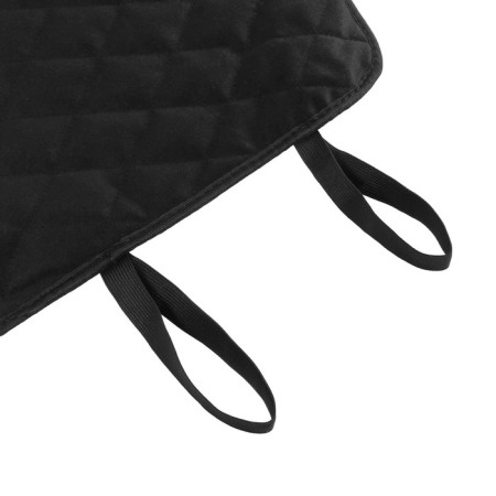 Nabbage on the front seat, velor, size 55 x 130 cm, black, wide seat-9