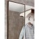 Hinged mirror "Norwood 7", 549 × 32 × 892 mm, chocolate nut color