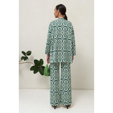 Female set: cardigan, trousers, size 42-1