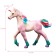Figure "World of Fantasy: lilac foal-unicoride with color mane"