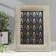 Photo frame Polystone 10x15 cm "Snake leather" silver 18.7x13.7 cm