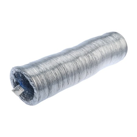 The corrugated duct "Val gain", uninsulated, 152 mm x 10 m, in a grid, aluminum