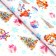 Packaging paper "Funny Hedgehog", gloss, bilateral, 80 g/m2, 70 x 100 cm