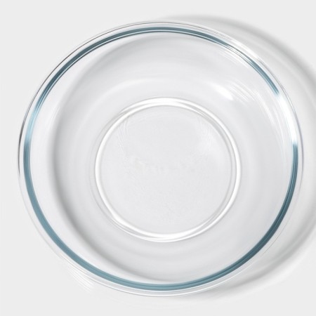 Container made of heat -resistant glass of the share, round, 500 ml, 19 × 8 cm-5