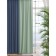 Set of curtains "Canvas", size 200x250 cm, 2 pcs, blue, dusty menthol