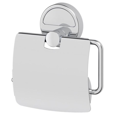 Toilet paper holder with a lid, chrome, fbs