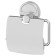 Toilet paper holder with a lid, chrome, fbs