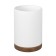 A glass for Mindel K-8828 toothbrushes, white