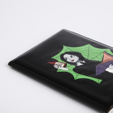 Cover for passport, black color-4