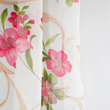 A set of curtains for the kitchen Witerra Watercolor 280x160cm, red, PE100%-1