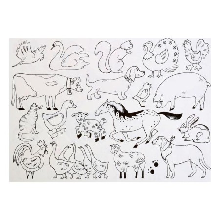 Drawing stencil, koh-i-noor "Farm" 9820/02-3
