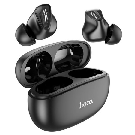 Hoco EW17, TWS headphones, wireless, vacuum, BT 5.3, 30/350 mAh, black-2