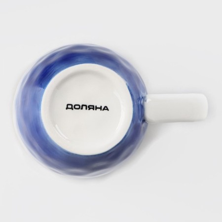 Porcelain shade "Cosmos", 400 ml, blue color-3
