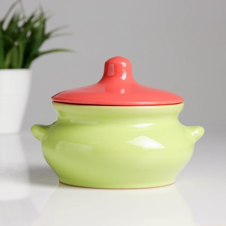 Set of pots "Pancake" 4x0.5l, rainbow mix-9