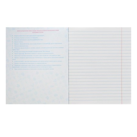 Notebook of 46 sheets in the "Daring Literature" line, cover of coated cardboard, matte lamination, selective varnish, with reference information-1