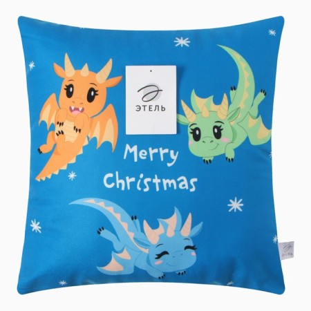 Pillow Ethel "Dragons" 40x40 cm, 100% p/e, velor-5