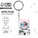 Key keychain Acrylic player "Together" forever ", 3.5 x 10 cm