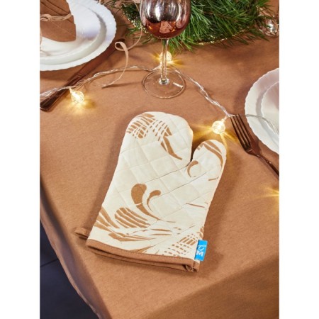 Golden Frost mittens and size, size 18x30 cm, curls, beige-2