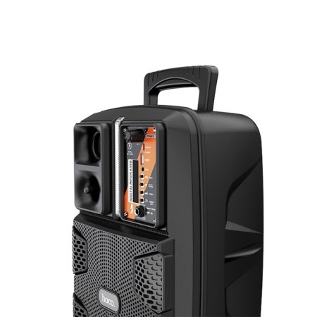 Portable column Hoco BS37, 10 W, 1800 mAh, BT5.0, Microsd, USB, AUX, FM, microphone, black-5